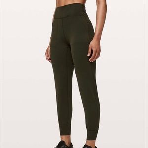 lululemon align joggers dark olive